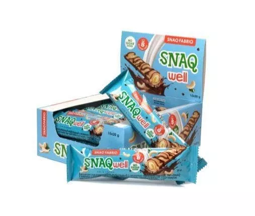 Bombbar SNAQ FABRIQ Батончик Глазированный Вафельный 20g (х28)