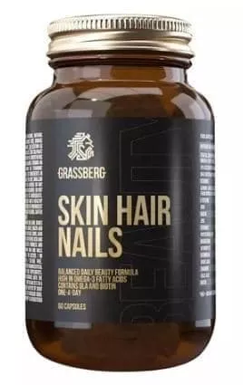 GRASSBERG Skin Hair Nails 120 caps