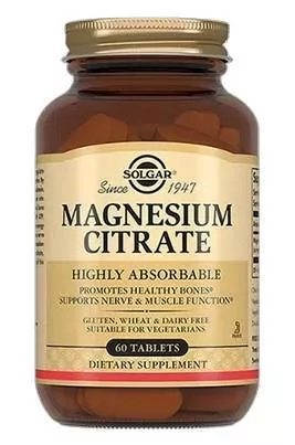 Solgar Magnesium Citrate 420 mg 60 tabs