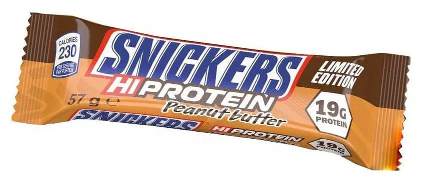 Snickers HI Protein Bar Peanutbutter 57g (х18)