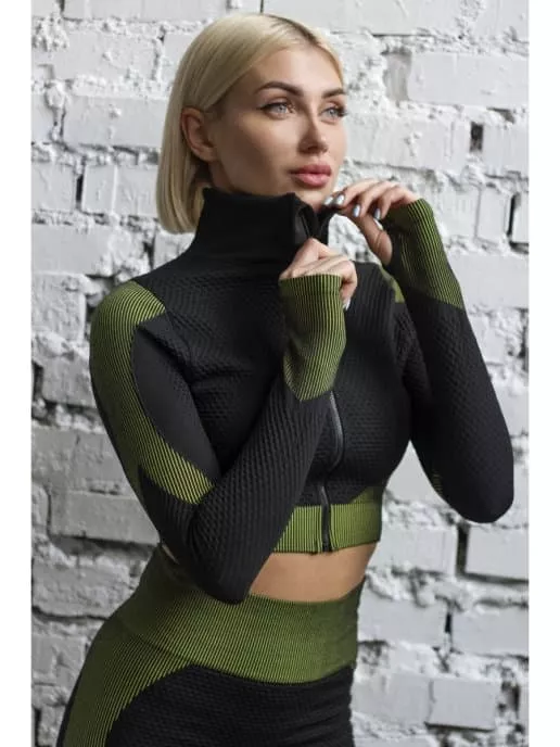 FitRule Кофточка и Тайтсы Green