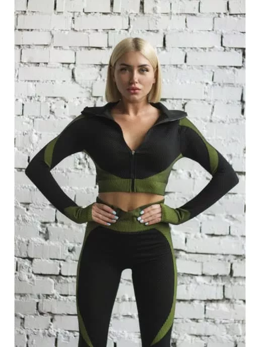 FitRule Кофточка и Тайтсы Green