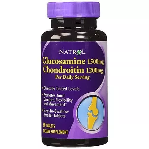 NATROL Glucosamine Chondroitin 1500/1200 mg 60 tabs