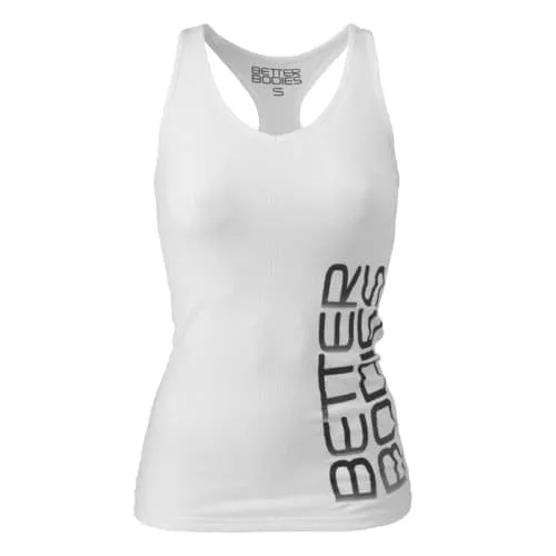Better Bodies Fitness rib T-майка, белая