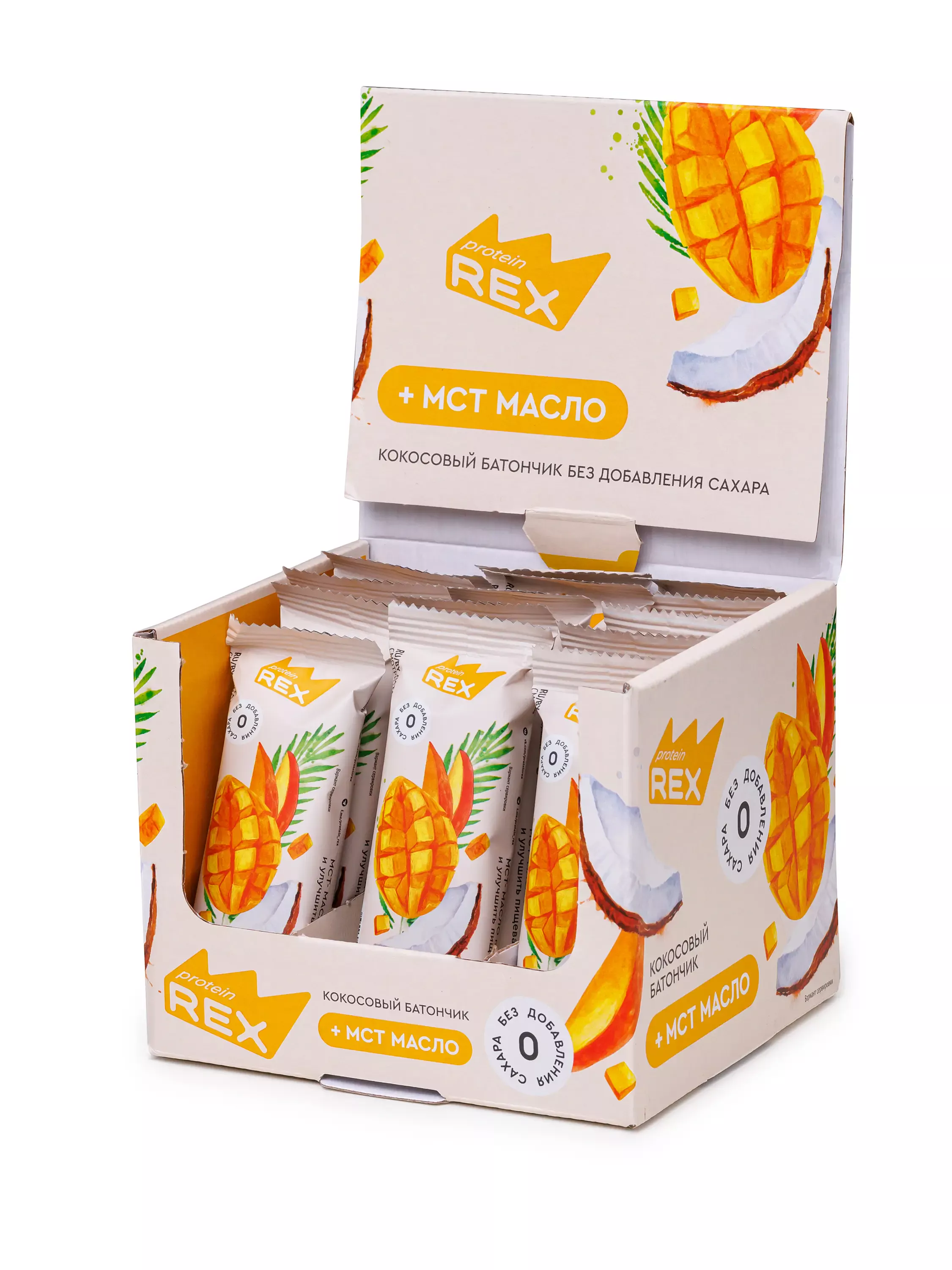 ProteinRex Батончик Кокосовый Глазированный 40g (x15)