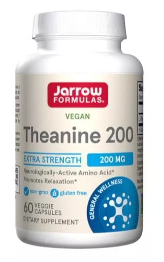 Jarrow Formulas Theanine 200mg 60 vcaps