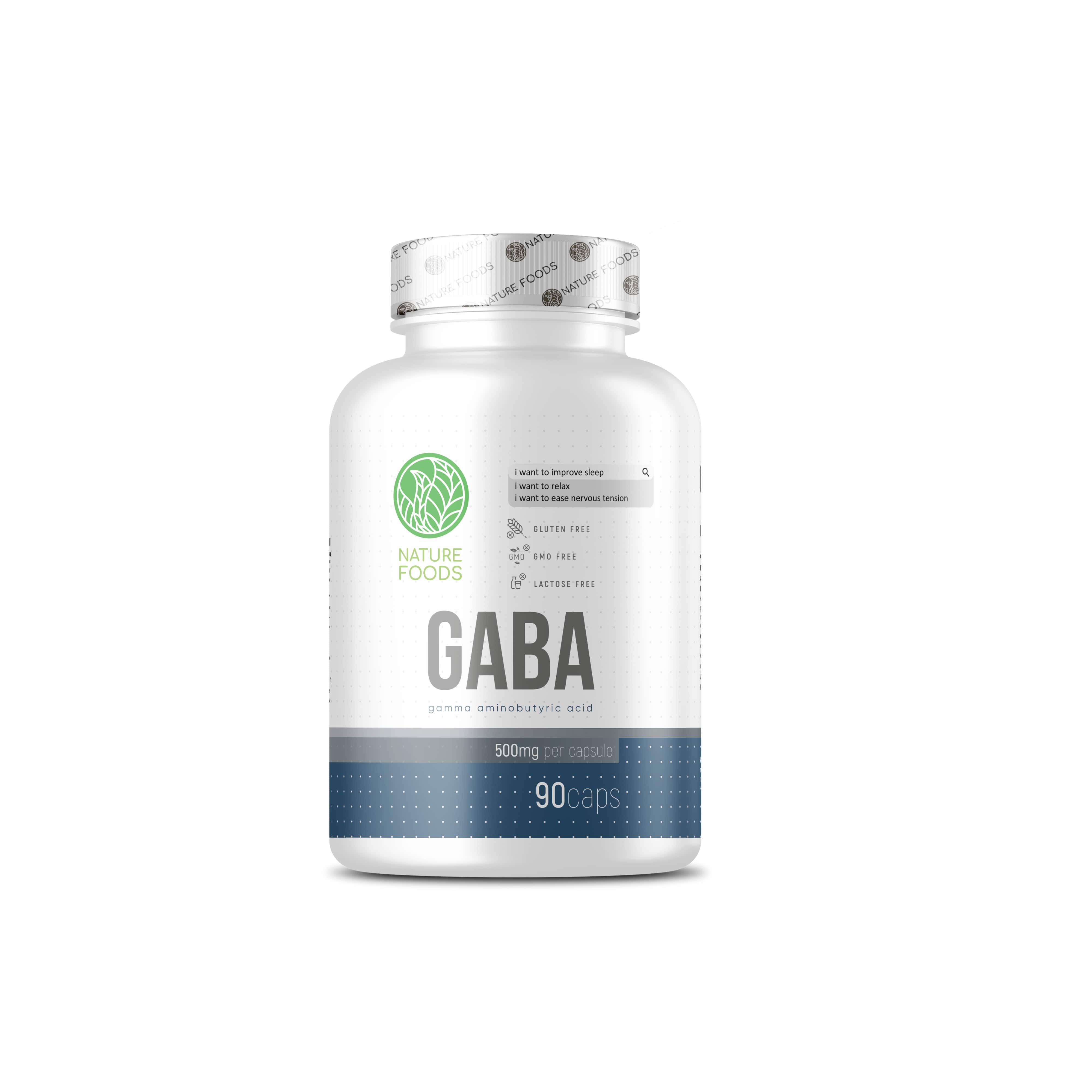 Nature Foods GABA 500mg 90caps