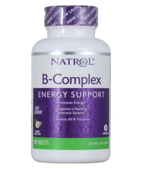 NATROL B-Complex Coconut 90 tabs