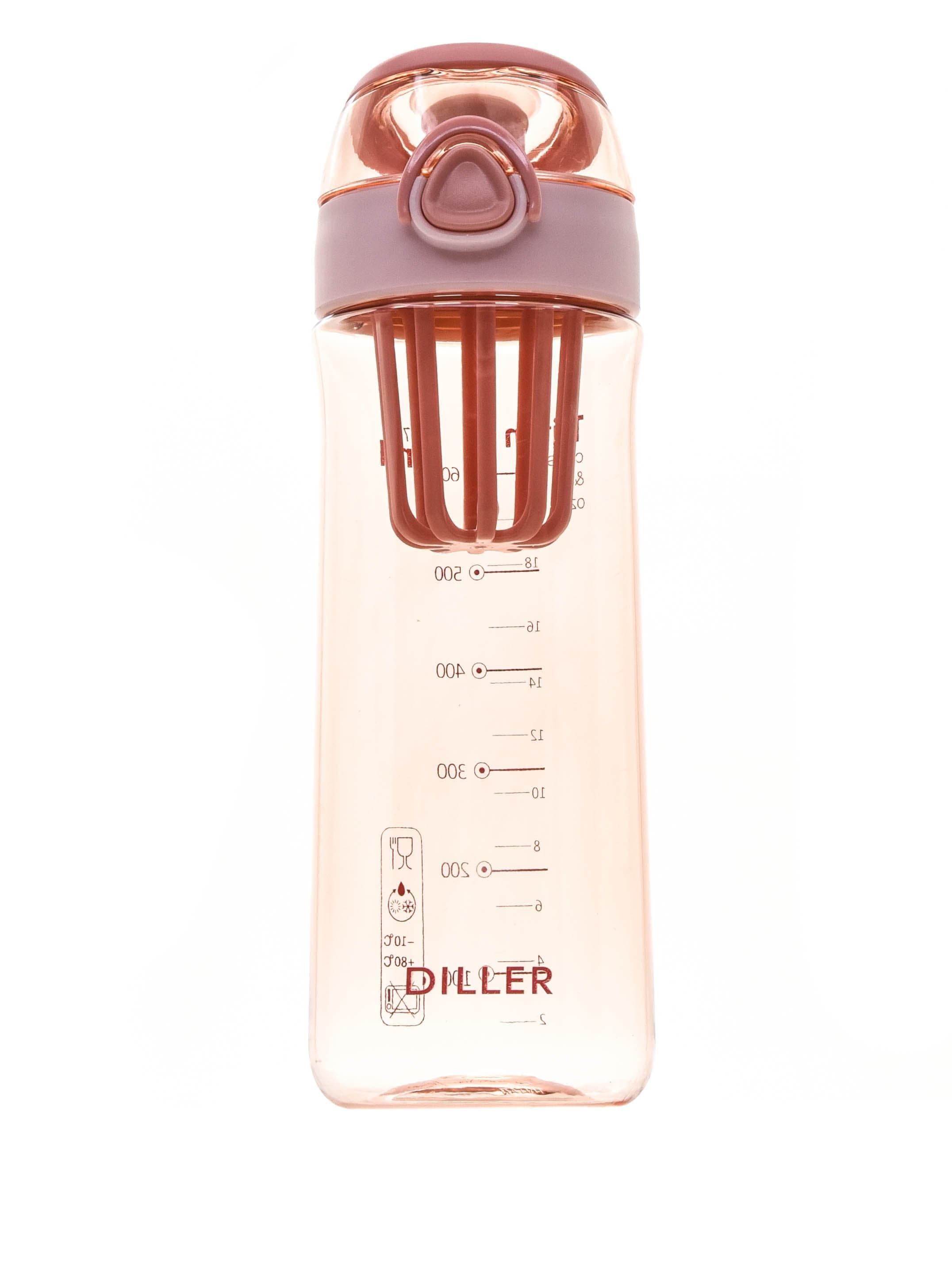 Бутылка для воды Diller D38-700 ml (Розовый)