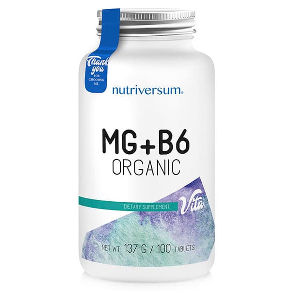 Nutriversum MG+B6 ORGANIC 100 tabs фото
