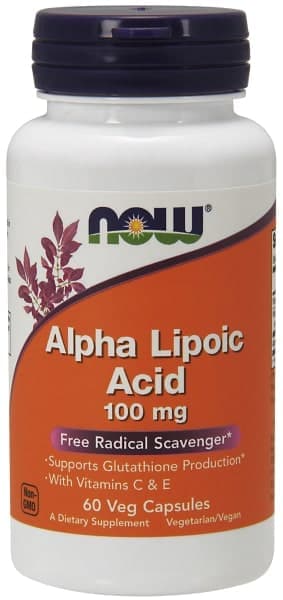 NOW Alpha Lipoic Acid 100 mg 60 caps фото