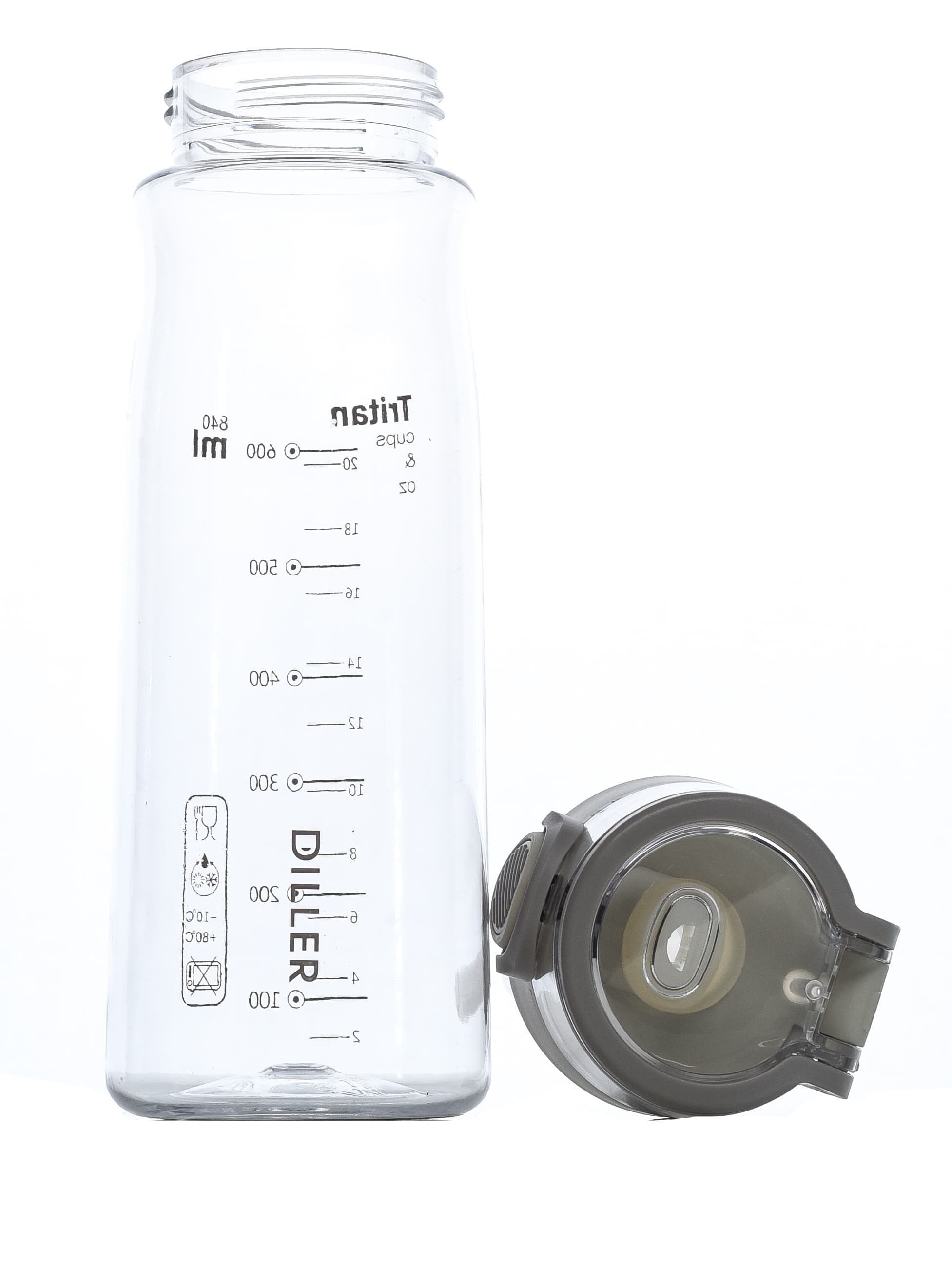 Бутылка для воды Diller D40 840 ml (Белый) фото