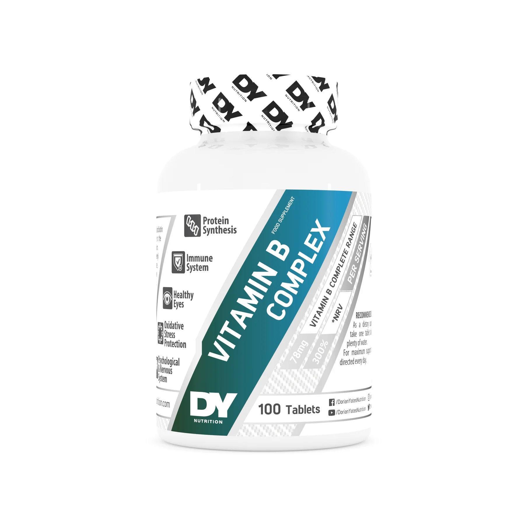 Dorian Yates Nutrition Vitamin All B Complex 100 tabs