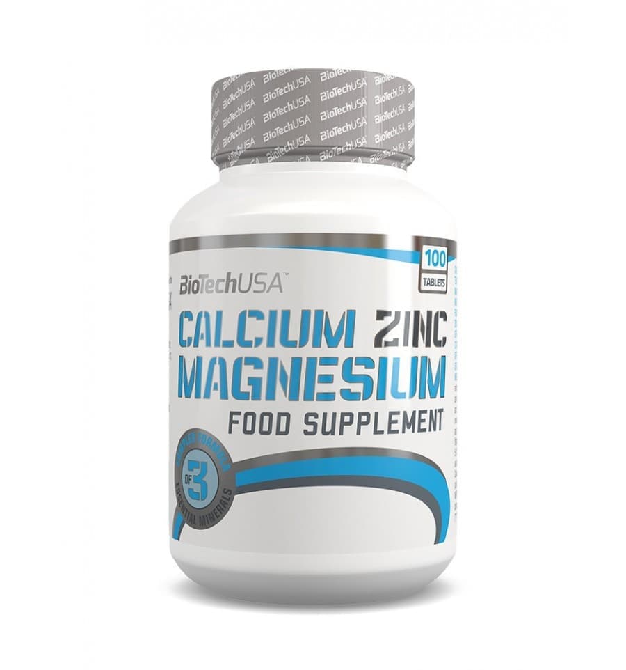 BioTech Calcium Zinc Magnesium 100 tabs