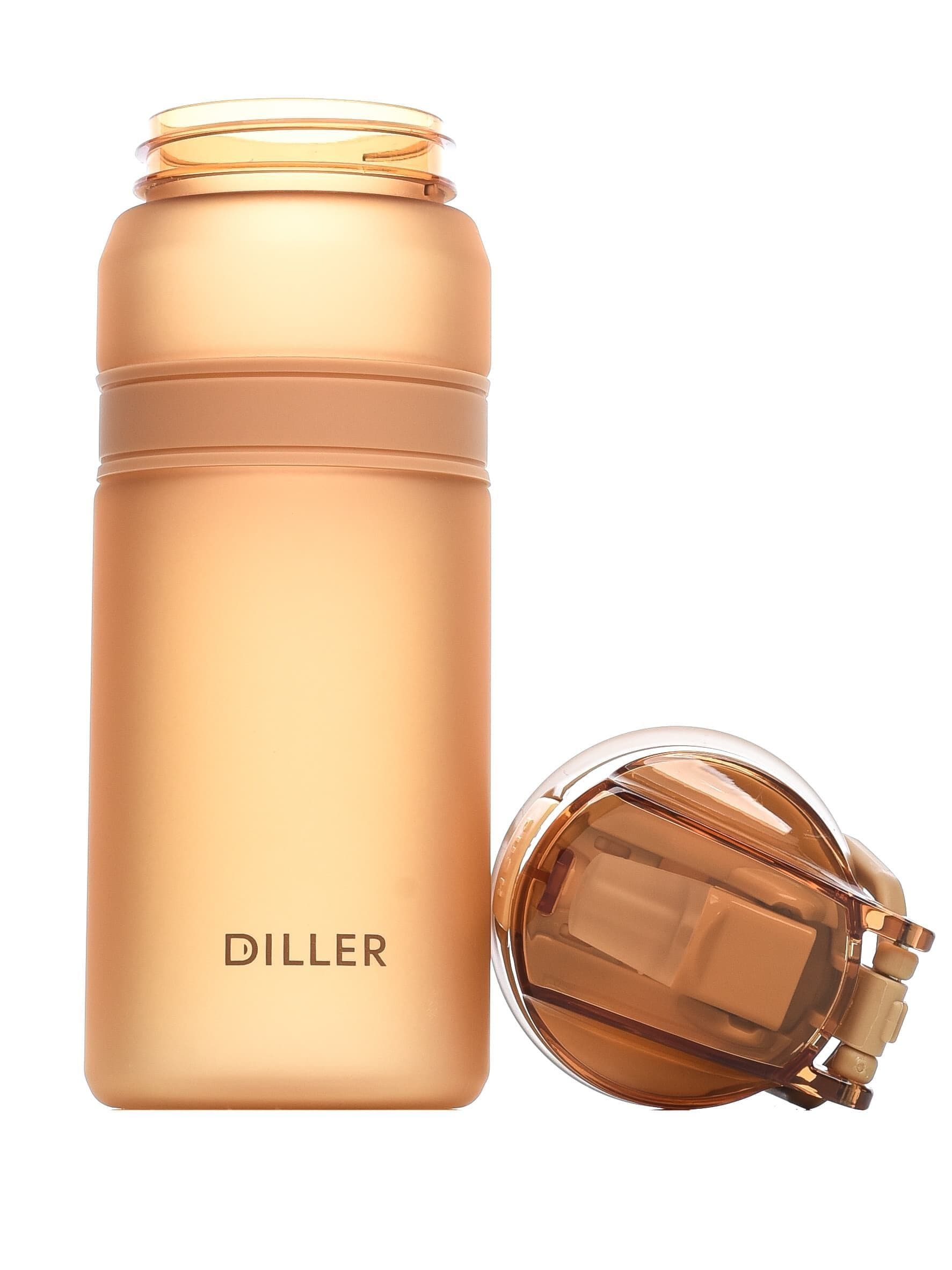 Бутылка для воды Diller D37 700 ml (Оранжевый) фото