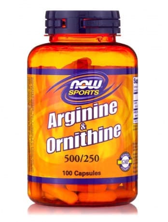 NOW Arginine & Ornithine 100 caps