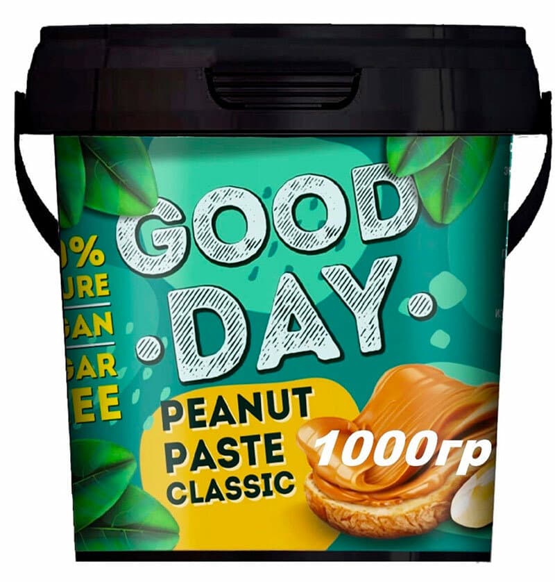 GOOD DAY Арахисовая паста классика 1000g фото