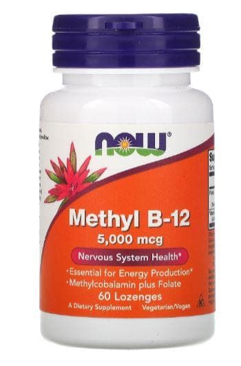 NOW Methyl B-12 5000mcg 60 loz