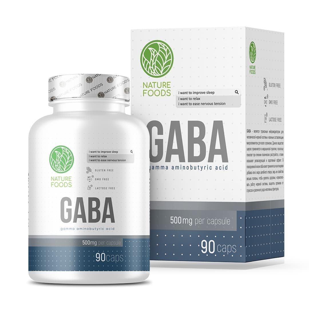 Nature Foods GABA 500mg 90caps