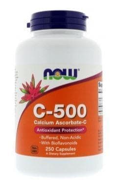 NOW C-500 Calcium Ascorbate 250 vcaps