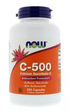 NOW C-500 Calcium Ascorbate 250 caps фото