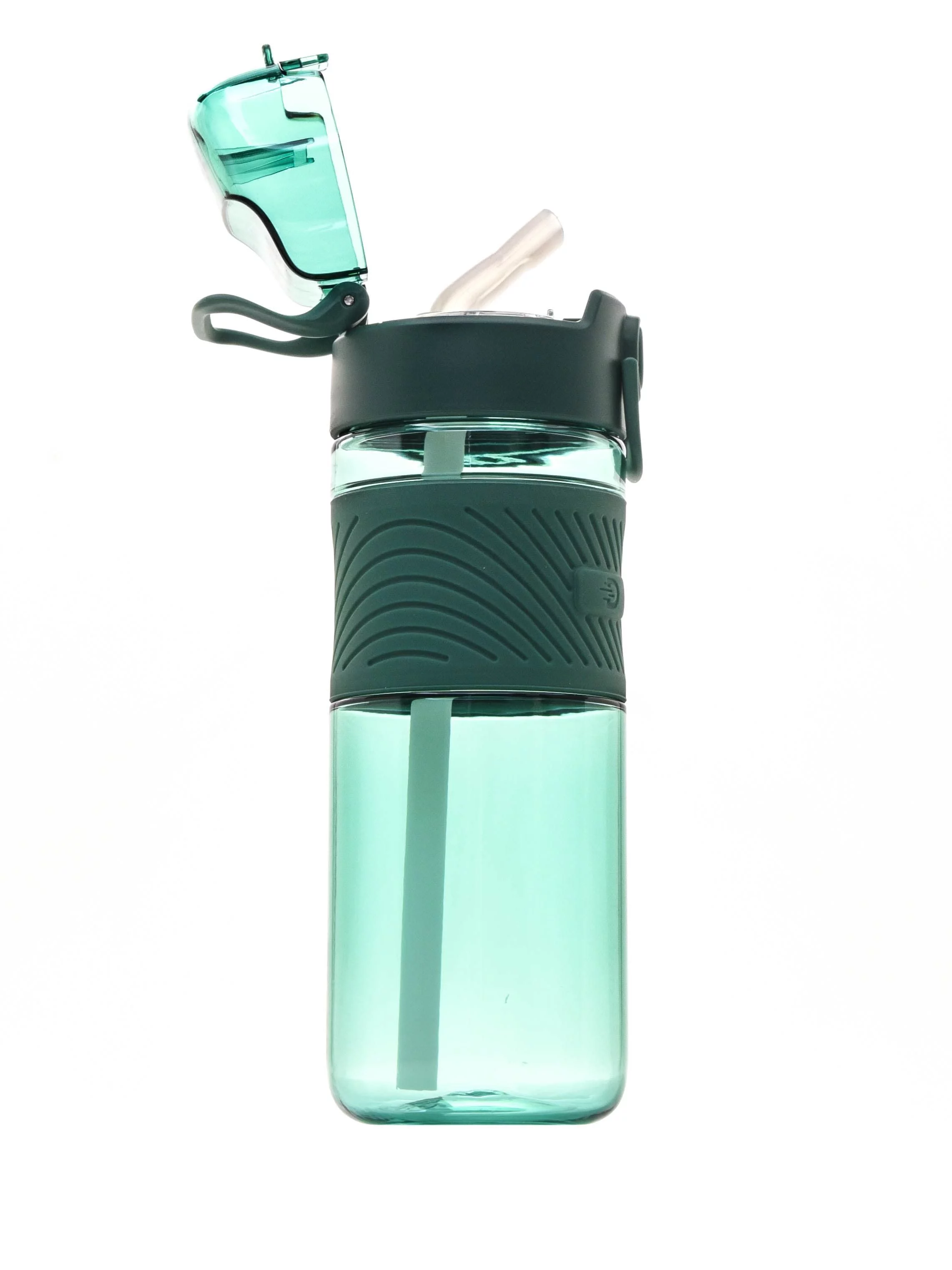 Бутылка для воды Diller DB-001 600 ml (С трубочкой) (Зеленый) фото