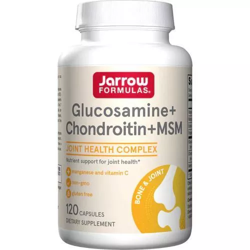 Jarrow Formulas Glucosamine+Chondroitin+MSM JF 120 caps фото