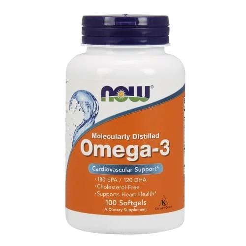 NOW Omega 3 1000 mg 100 caps фото