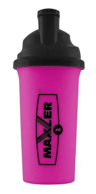 Maxler Shaker Black 700 ml - Black - Pink 1-C print фото