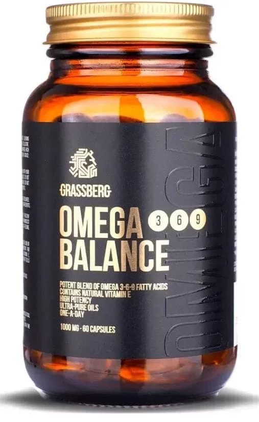 GRASSBERG Omega 3 6 9 Balance 1000 mg 90 caps фото