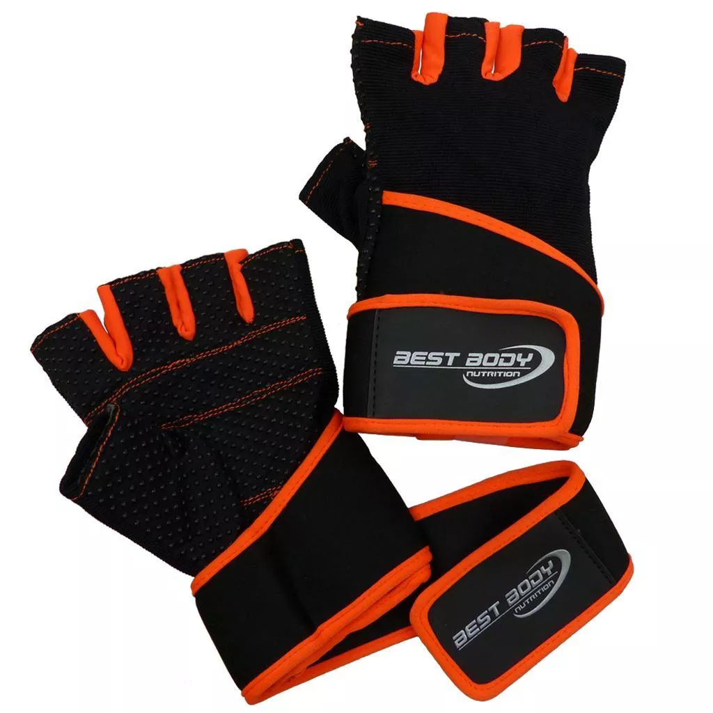 Best Body Перчатки с Нпульсн. Fitness Gloves Fun (Оранжевые) фото