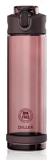Diller Бутылка для воды D23 550ml (Розовая) фото