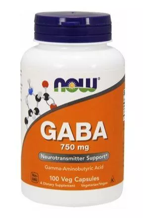 Now GABA 750mg 100 vcaps фото