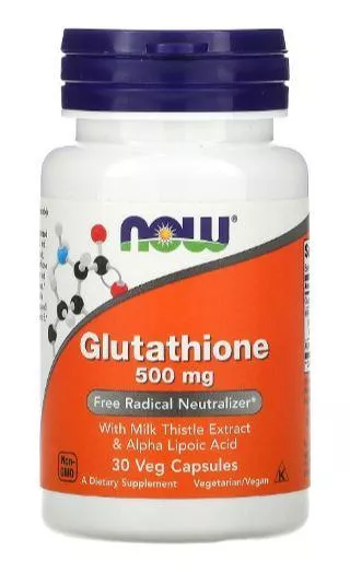 NOW Glutathione 500mg 30 vcaps фото